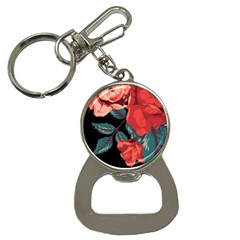 Bed Of Bright Red Roses By Flipstylez Designs Bottle Opener Key Chains by flipstylezfashionsLLC