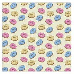 Donuts Pattern Large Satin Scarf (square) by Valentinaart