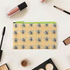 Pop Art  Bee Pattern Cosmetic Bag (xs) by Valentinaart