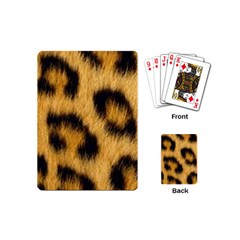 Animal Print Leopard Playing Cards (mini) by NSGLOBALDESIGNS2