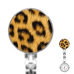 Animal print 3 Stainless Steel Nurses Watch Front