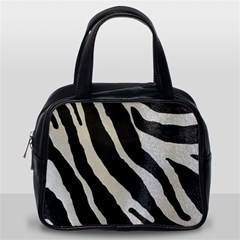 Zebra Print Classic Handbag (one Side) by NSGLOBALDESIGNS2