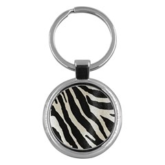 Zebra Print Key Chains (round) 