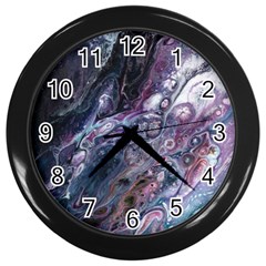 Planetary Wall Clock (black) by ArtByAng