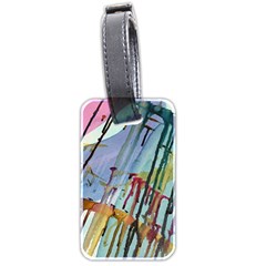 Chaos In Colour  Luggage Tags (two Sides) by ArtByAng