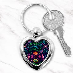 Colorful Pattern Key Chains (heart)  by Hansue