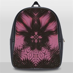 Glitch Glitch Art Grunge Distortion School Bag (xl) by Nexatart