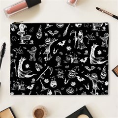 Halloween Pattern Cosmetic Bag (xl) by Valentinaart