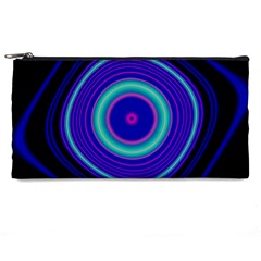 Digital Art Background Pink Blue Pencil Cases