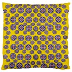 Sunshine And Floral In Mind For Decorative Delight Large Flano Cushion Case (One Side) Front