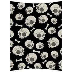 Halloween Skull Pattern Back Support Cushion by Valentinaart