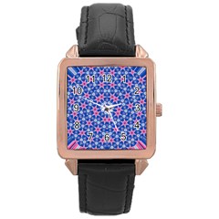 Digital Art Art Artwork Abstract Rose Gold Leather Watch 