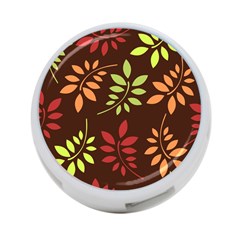 Leaves Foliage Pattern Design 4-port Usb Hub (one Side) by Sapixe