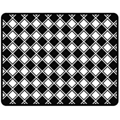 Square Diagonal Pattern Seamless Double Sided Fleece Blanket (medium)  by Sapixe