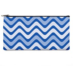 Waves Wavy Lines Pattern Design Pencil Cases by Sapixe