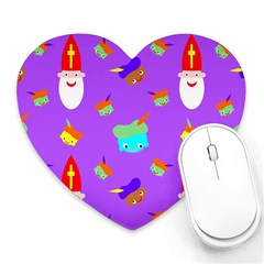 Saint Nicholas Saint Nicholas Heart Mousepads by Sapixe