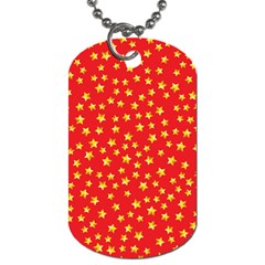 Pattern Stars Multi Color Dog Tag (two Sides) by Sapixe