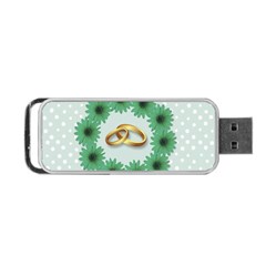 Rings Heart Love Wedding Before Portable Usb Flash (one Side) by Sapixe