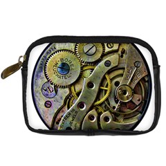  Clock Steampunk Gear  Digital Camera Leather Case by burpdesignsA