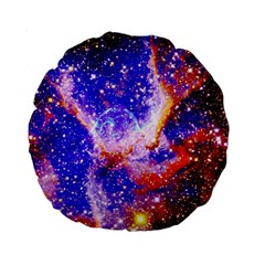 Galaxy Nebula Stars Space Universe Standard 15  Premium Round Cushions