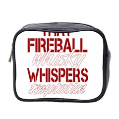 Fireball Whiskey Shirt Solid Letters 2016 Mini Toiletries Bag (two Sides) by crcustomgifts