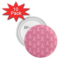 Pink Ribbon - Breast Cancer Awareness Month 1 75  Buttons (10 Pack) by Valentinaart