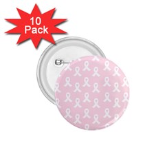 Pink Ribbon - Breast Cancer Awareness Month 1 75  Buttons (10 Pack) by Valentinaart