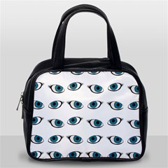 Blue Eyes Pattern Classic Handbag (one Side)