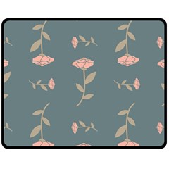 Florets Roses Rose Flowers Flower Fleece Blanket (medium)  by Sapixe