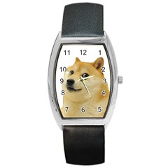 Doggo Doge Meme Barrel Style Metal Watch by snek