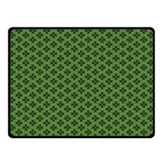 Logo Kek Pattern Black And Kekistan Green Background Fleece Blanket (small) by snek