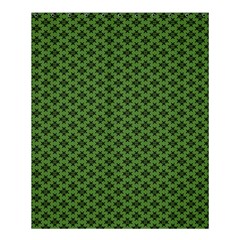 Logo Kek Pattern Black And Kekistan Green Background Shower Curtain 60  X 72  (medium) by snek