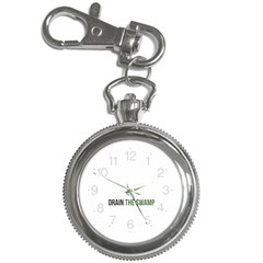 Drain The Swamp Maga Green And Gray Key Chain Watches by snek