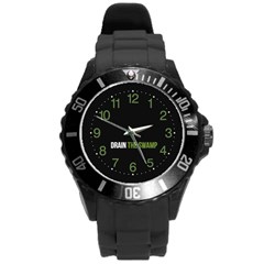 Drain The Swamp Maga Green And Gray Round Plastic Sport Watch (l) by snek