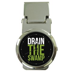 Drain The Swamp Maga Green And Gray Money Clip Watches by snek