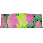 Fluorescent Yellow Smoke Tree With Pink Hydrangea Body Pillow Case (Dakimakura) Body Pillow Case