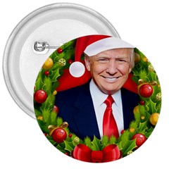 Trump Wraith Make Christmas Trump Only Sticker Trump Wrait Pattern13k Red Only 3  Buttons by snek