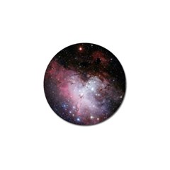 Eagle Nebula Wine Pink And Purple Pastel Stars Astronomy Golf Ball Marker (10 Pack)