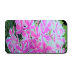 Hot Pink And White Peppermint Twist Garden Phlox Medium Bar Mats by myrubiogarden