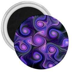 Abstract Pattern Fractal Wallpaper 3  Magnets by Wegoenart