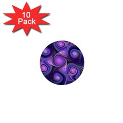 Abstract Pattern Fractal Wallpaper 1  Mini Buttons (10 Pack)  by Wegoenart