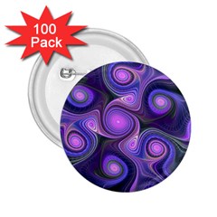 Abstract Pattern Fractal Wallpaper 2 25  Buttons (100 Pack)  by Wegoenart