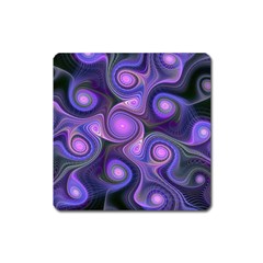 Abstract Pattern Fractal Wallpaper Square Magnet by Wegoenart