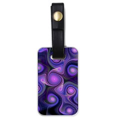 Abstract Pattern Fractal Wallpaper Luggage Tags (one Side)  by Wegoenart