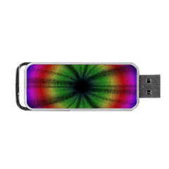 Sunflower Digital Flower Black Hole Portable Usb Flash (two Sides) by Wegoenart