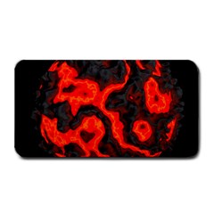 Lava Planet Space Universe Fire Medium Bar Mats by Wegoenart
