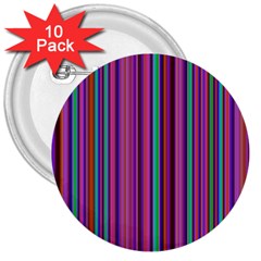 Stripes Wallpaper Texture 3  Buttons (10 Pack)  by Wegoenart