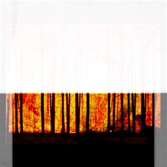 Forest Fire Forest Climate Change Rectangular Jigsaw Puzzl by Wegoenart