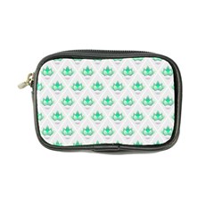 Plant Pattern Green Leaf Flora Coin Purse by Wegoenart