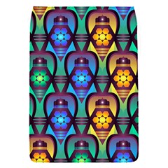 Pattern Background Bright Blue Removable Flap Cover (s)